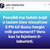 Kopja ta' Ittra Mibgħuta Dalgħodu lill-Ministru Byron Camilleri minn Repubblika