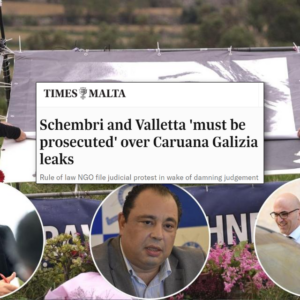 Schembri and Valletta Must Be Prosecuted